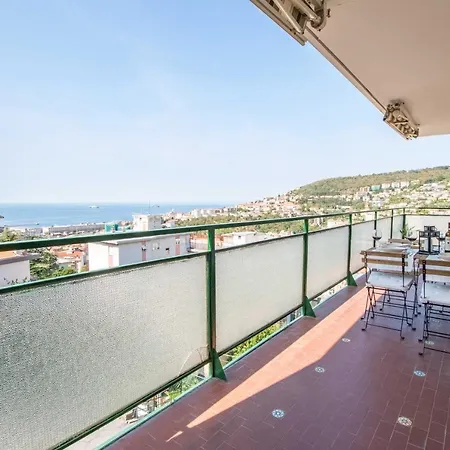 Apartman Free Parking - 8 Posti Letto E Terrazzo Vista Mare Trieszt