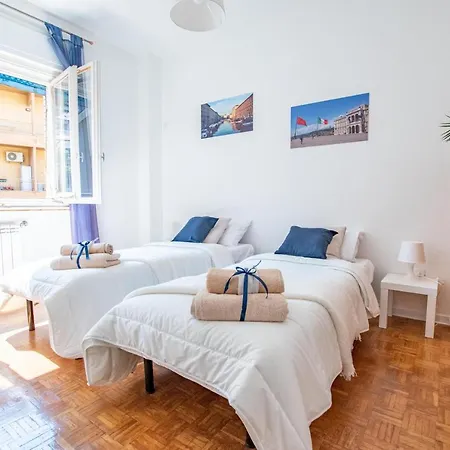 Free Parking - 8 Posti Letto E Terrazzo Vista Mare 아파트 트리에스테