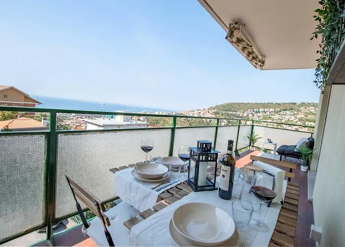 Free Parking - 8 Posti Letto E Terrazzo Vista Mare Appartement *